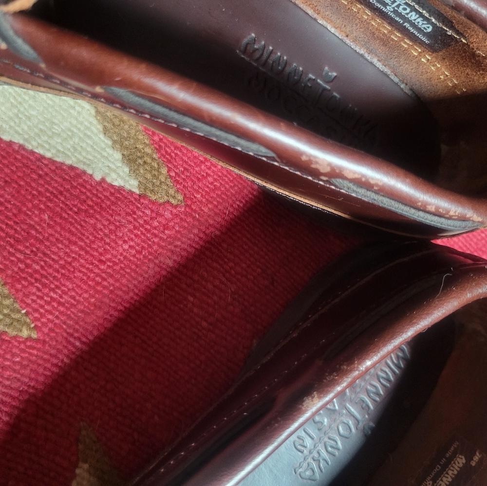 Minnetonka Moccasin Leather Loafers - Picture 8 of 11